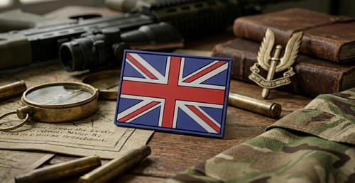 Patch drapeau britannique - 3d,