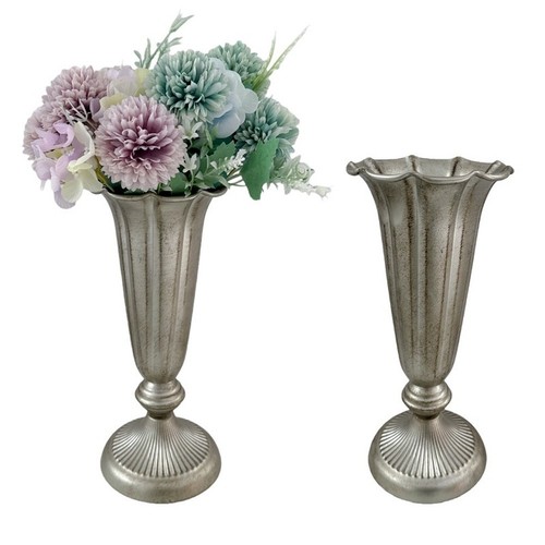 Vase fleurs fer - vase, à