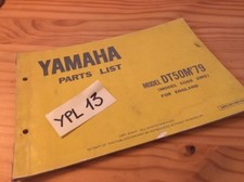 Yamaha parts list Dt50M 1979
