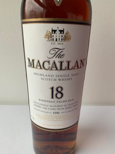 Macallan years old 1990 - 18,