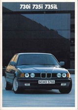 Catalogue Brochure BMW 730i / 735i / 735iL E32 1/1987 France