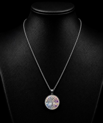 Collier arbre vie - collier, papillons