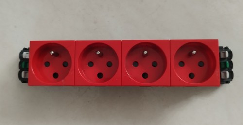 Prises dpl 4x2p mosaïc 45 - dpl, 4x2p+t