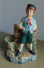 Pot à tabac ancien, pyrogène en barbotine de Bernard BLOCH