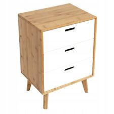 Table de Chevet avec 3 Tiroirs  43x 33x 63cm