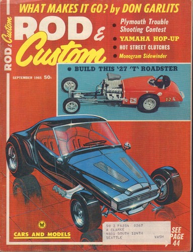 Rod custom september 1965 - &,