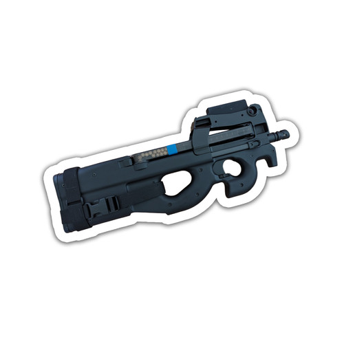 P90 sticker inch vinyl - p90,