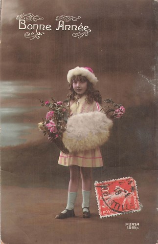 Bonne annee petite fille - cp,