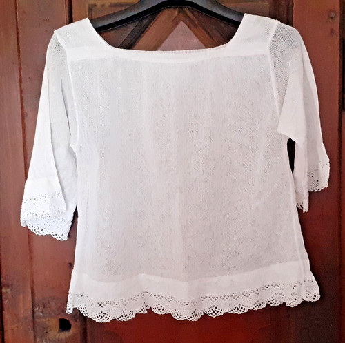 Surplis ancien dentelle - ancien, en