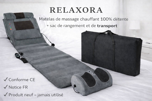 Tapis massage 3en1 shiatsu - tapis,