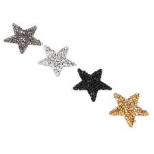 Lot De 40 Patchs Thermocollants En Strass à Motif étoile En Tissu Délicat