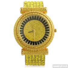 Custom Yellow Stone Iced Out