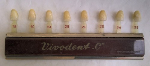 Ancien nuancier dentaire jeu - ancien,