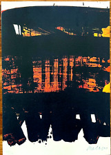 Pierre Soulages COA Originale