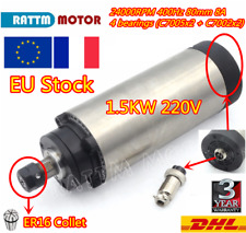 1.5KW 400Hz Air Cooled Spindle Motor ER16 220V CNC Engraving Milling Grind （Fra）