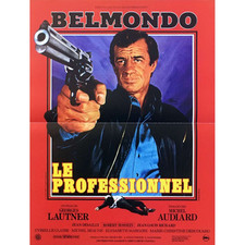 LE PROFESSIONNEL Affiche de film - 40x53 cm. - 1981/R1990 - Jean-Paul Belmondo