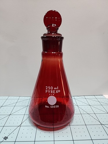 Vintage red pyrex 250 low - vintage,