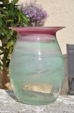 VASE ANCIEN VERRE SIGNE MURANO