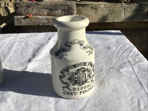 Ancien petit pot moutarde - a,