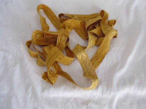 Galon jaune ancien 3cm - ancien, /