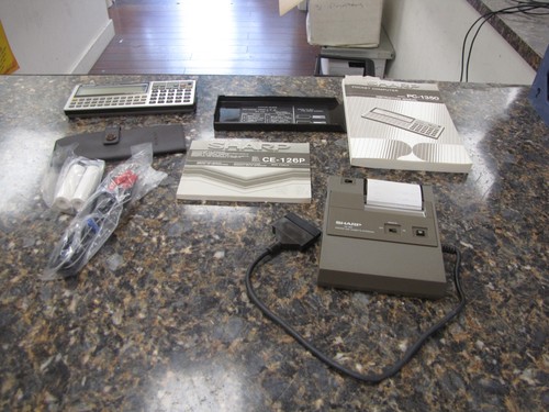 Sharp 1360 pocket computer - sharp, pc-1360