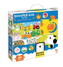Banana Panda Super-size-puzzle Match Die Farm Spaß 2+
