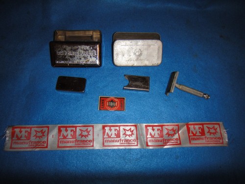 Lot boites rasoir ancien - rasoir,