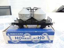 HORNBY HO Wagon Silos Ciment SNCF Parfait Etat en boîte réf 703 Roues rayons