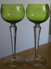 BACCARAT 2 VERRES A VIN DU