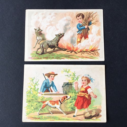 Petits chromos 1880 chasse - 1880,