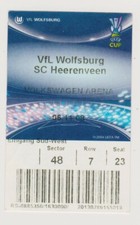 Billet Collection VfL Wolfsburg - SC Heerenveen 06/11/08 Coupe UEFA