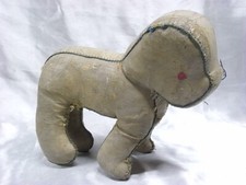 CHIEN JOUET CUIR POUPÉE