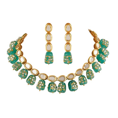 Ensemble bijoux collier ras - ensemble,