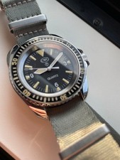 CWC Watch Quartz Black Dial