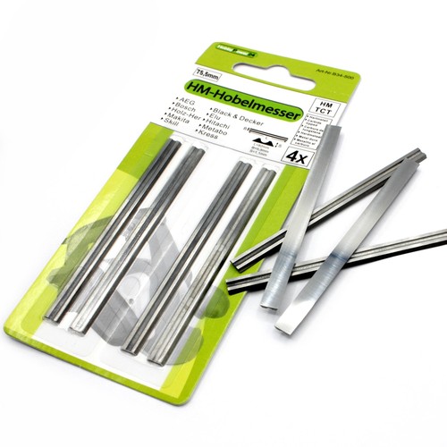 Lames rabot en carbure - 4x,