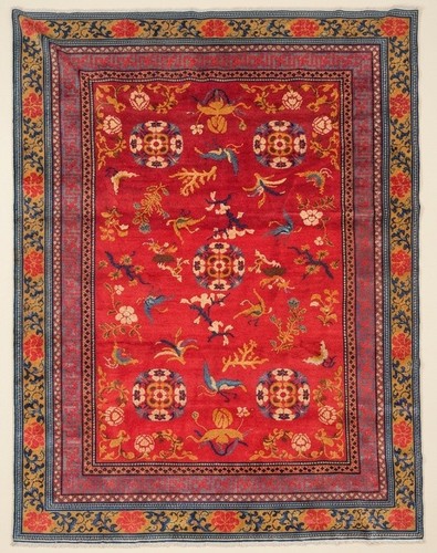 Grand tapis chinois art - art, deco