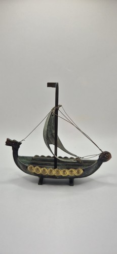Bateau voile viking - bateau, à