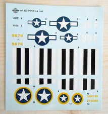 Décalques Maquette Avion 1:48