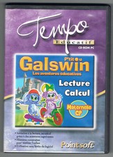 CD-Rom PC, Tempo Educatif, P'titou Galswin, Lecture Calcul, Maternelle CP
