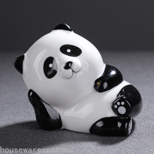 Ceramic cute panda - ceramic,