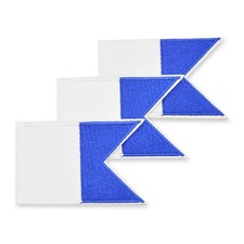 Lot de 3 écussons brodés