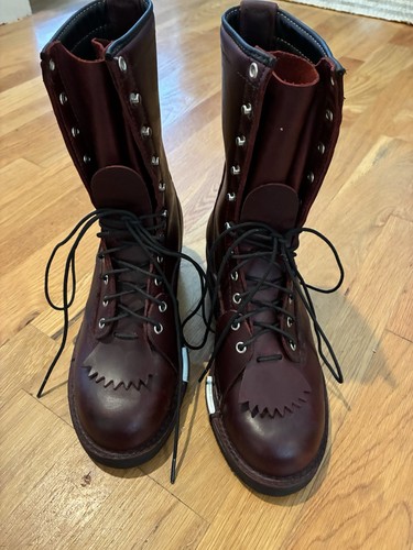 Wesco mens burgundy boots - wesco,