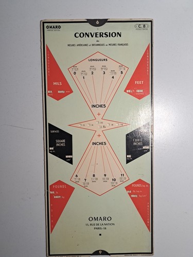 Abaque ancien 1955 - ancien, –