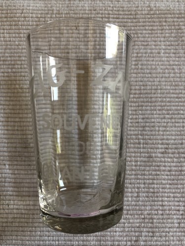 Verre ancien gravé zig - ancien,