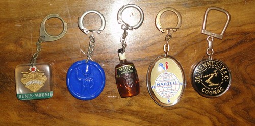 Porte clé keychain cognac - 5,