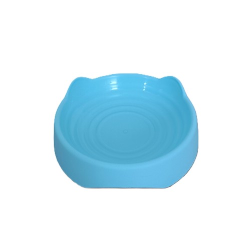 Gamelle bleu tete chat - tete,