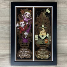 L'Enfer Avant Noël Art Encadré. Film, Mondo, Tim Burton, Disney