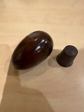 Rare Et Ancienne Cousette Œuf DÉ Bakélite Art Deco