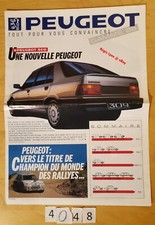 PEUGEOT GAMME 1986 205 305 309