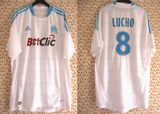 Maillot Olympique Marseille 2010 Adidas Lucho #8 OM Bet Clic Jersey Home - XL